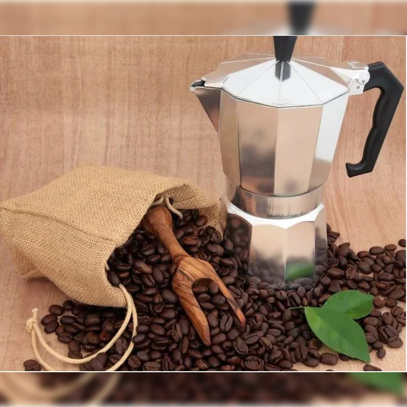 2 Levels Coffe Pot 9 Cups - Lunaz Shop