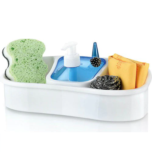 Liquid Soap Dispenser with Sink Organizer - Lunaz Shop