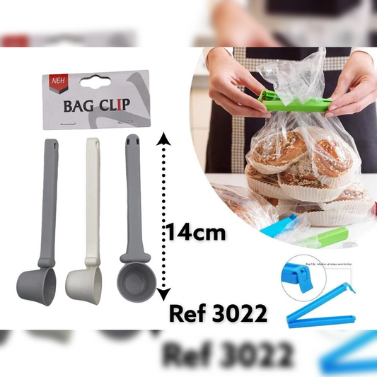 Plastic Bag Clip Deep Spoon X3 - Lunaz Shop