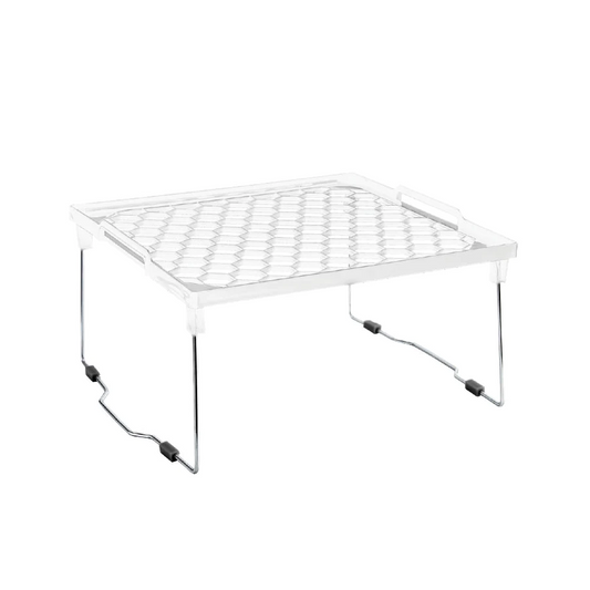 Large Squared Plastic Cabinet Organizer with Metal Feet - Lunaz Shop