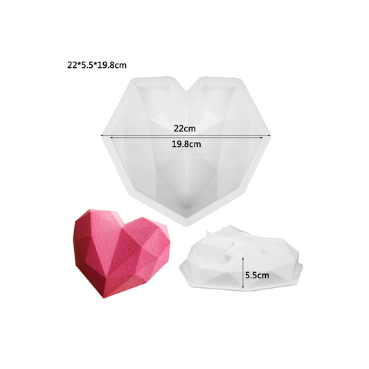 Silicon 3D Heart Mold - Lunaz Shop