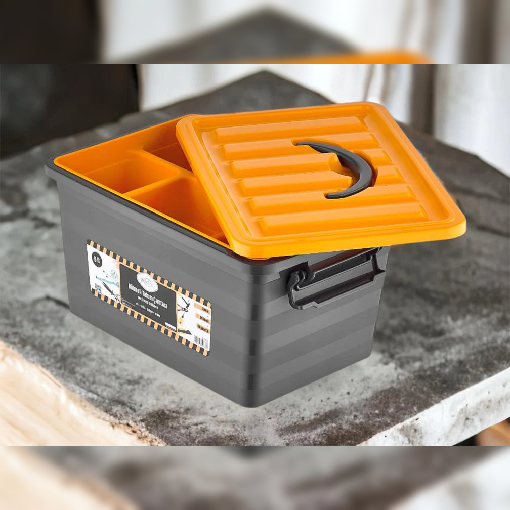 Tool Box 6 Lt with Divided Tray - Lunaz Shop
