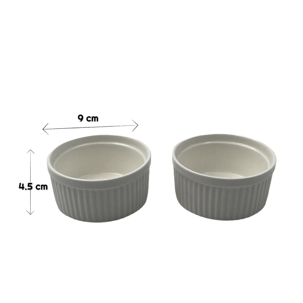 Porcelain Ramkin 9cm X2 - Lunaz Shop