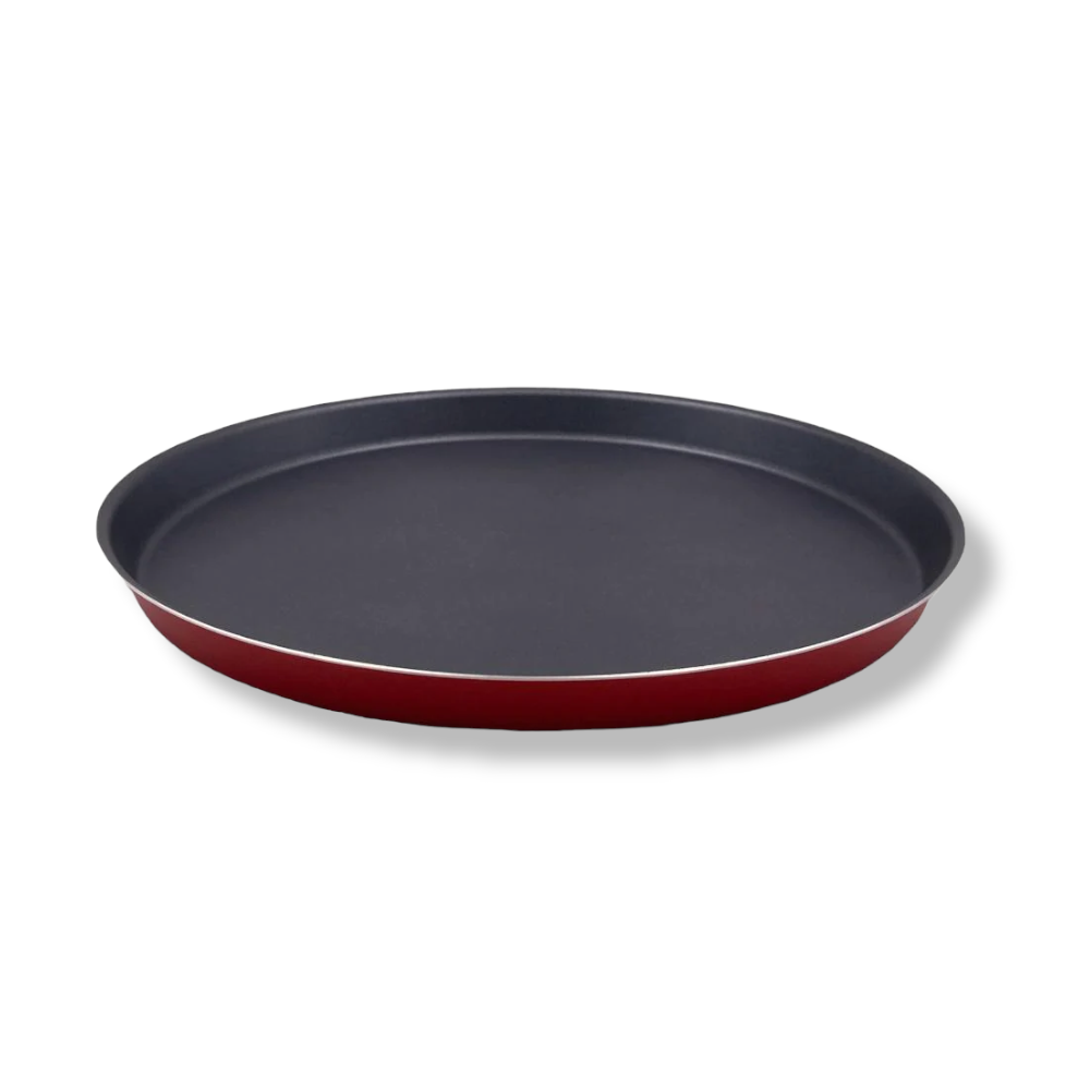 Nouval Red Shallow Pizza Tray  32 cm - Lunaz Shop